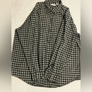 J Khaki Plaid Button Up